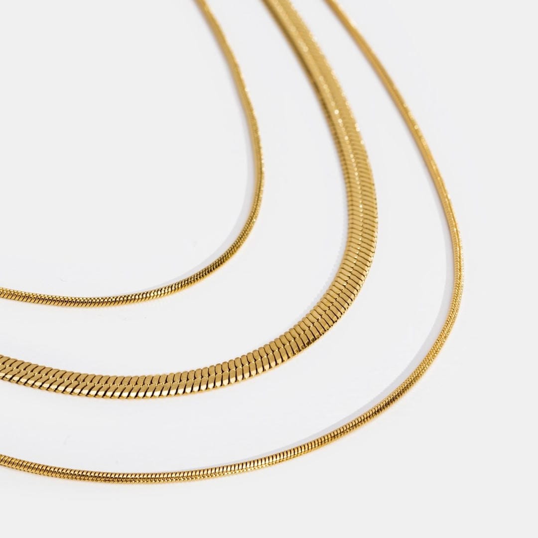 Gold Multi Layered Necklace