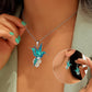 Beautiful Hummingbird Necklace with Matching Earrings