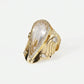 Iconic Teardrop Halo Ring