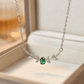 Laurel Bloom Emerald Necklace