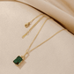 Emerald Stone Luxe Necklace