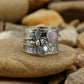 Catherine Moonstone Bee Wide Ring