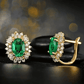 Elegant Emerald Royale Earrings