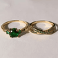 Emerald Duo Ring Set