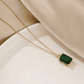 Emerald Stone Luxe Necklace