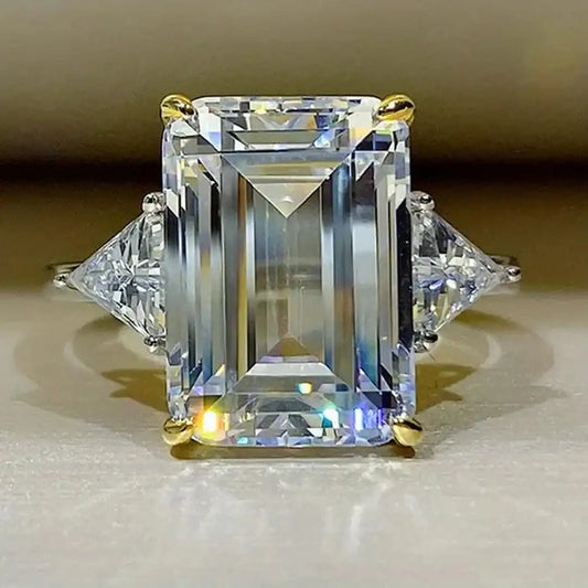 Anitque Square Glass Ring