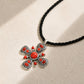 Boho Turquoise Cross Necklace