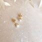 Gold Pearl Studs Small