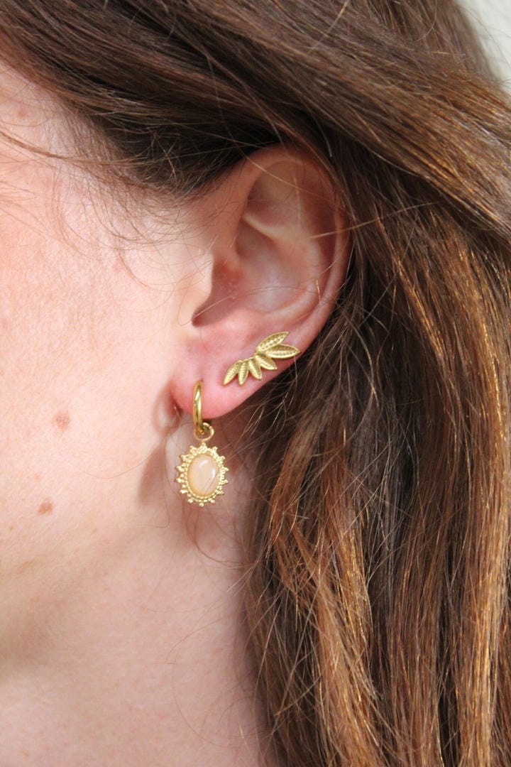 Jolie Earrings Natural Stone