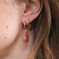 Lieze Elegant Timeless Stone Drop Earrings
