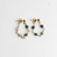 Lea Sleek Multiple Stone Stud Earrings