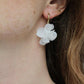 Gold Flower Hoop Earrings