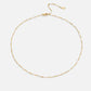 Clean White Bead Necklace