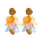 Moon Petal Delicate Earrings
