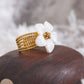 Moonflower Shell Ring