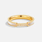 Luxe Pearl Crystal Harmony Ring