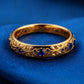 Blue Zirconia Leaf Ring