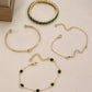 Vintage Emerald Bracelet Set