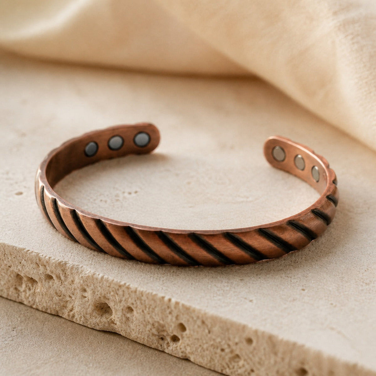 Enchanted Thorn Copper Bracelet