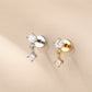 Minimal Piercing Stud Earrings