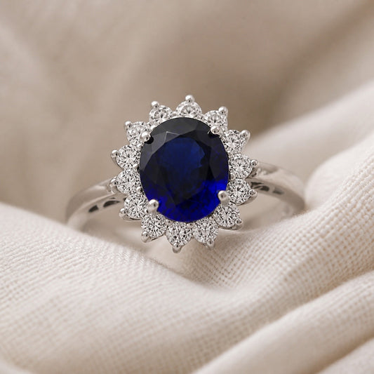 Timeless Sapphire Engagement Ring