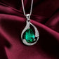 Emerald Whisper Pendant Necklace