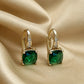 Emerald Sovereign Stud Earrings
