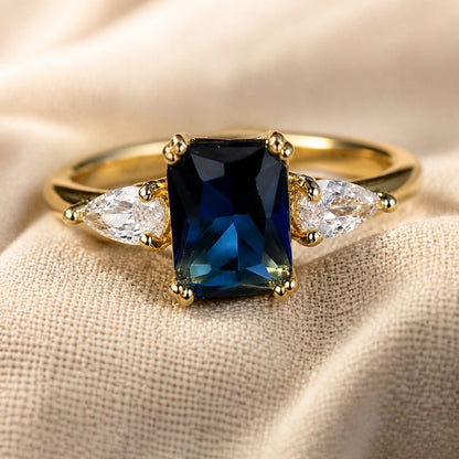 Sapphire Charm Ring