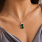 Emerald Devotion Pendant Necklace