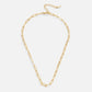 Gold Chain Link Necklace