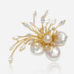 Pearl Starburst Brooch