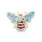 Rosegarden Bee Brooch