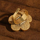 Rosy Halo Garden Ring