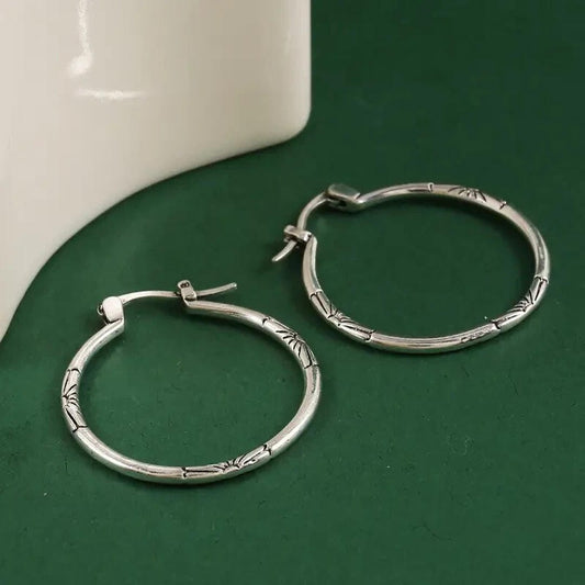 Timeless Silver Hoop Earrings