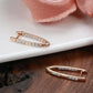 Sophisticated Earrings with Zirconia Stones