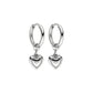 Elegant Heart Glow Earrings