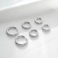 Endless Shine Triple Hoop Set