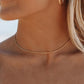 Gold Snake Square Choker