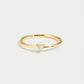 Love Crystal Heart Ring