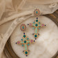 Bold Cross Statement Earrings