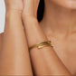 Classic Twisted Gold Bracelet