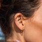 Gold Twisted Hoop Earrings