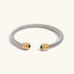 Gold Gemstone Bangle