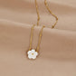 Greatness Bloom Flower Pendant Necklace