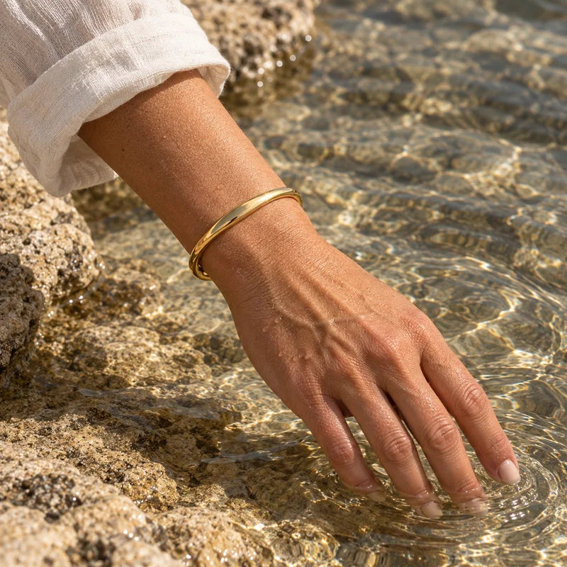 Lysa Bracelet beside sunlit water
